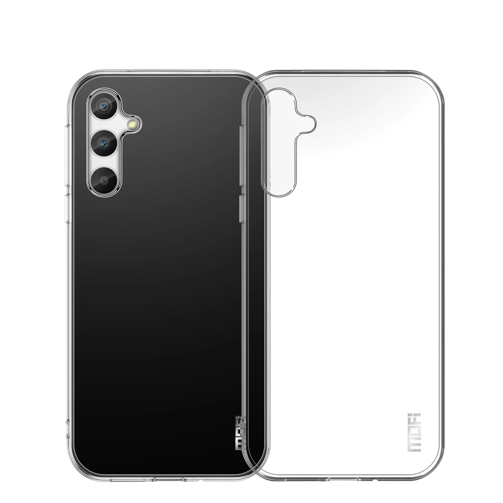 

For Samsung Galaxy A56 5G Clear Phone Case MOFI Ultra-Thin TPU Phone Back Cover - Transparent