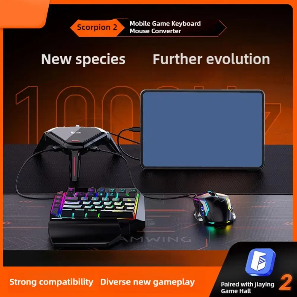 Adattatore per tastiera e mouse BM Controller mobile Convertitore per tastiera e mouse da gioco per telefoni Android/hongmeng Tablet L5y9