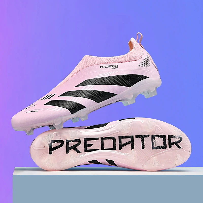 

Fast Men Soccer Shoes Society Professional Non-Slip Resistant Cleat Grass Training Football Field Boots Match Sneaker Ultralight