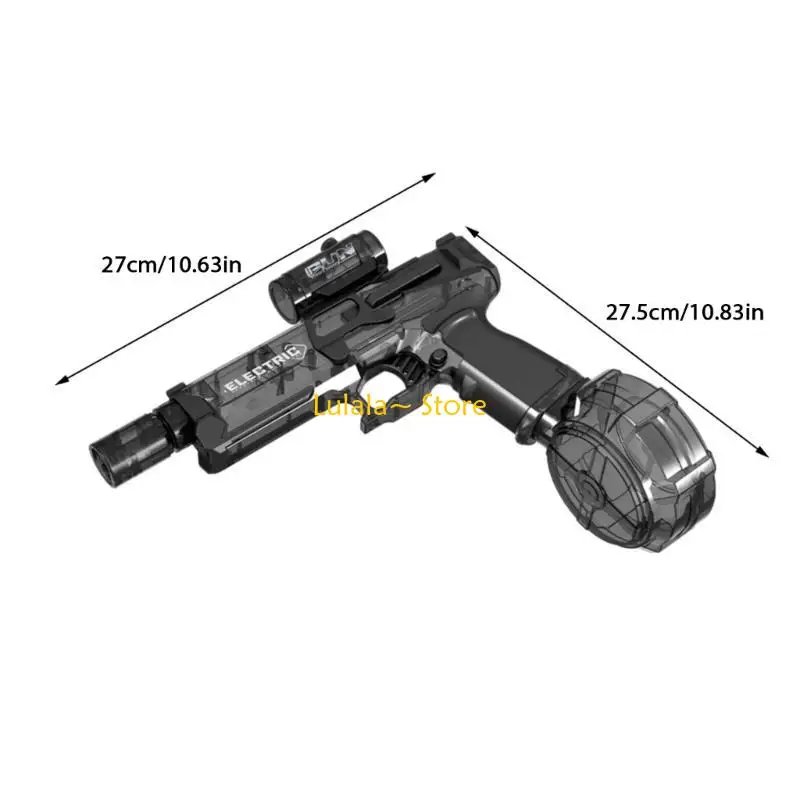 Y4QA متوهجة متفوقة المياه الكهربائية السنجاب التلقائي 26 إلى 39FT المدى عالية السعة بخ لعبة لمتعة الشاطئ حمام السباحة