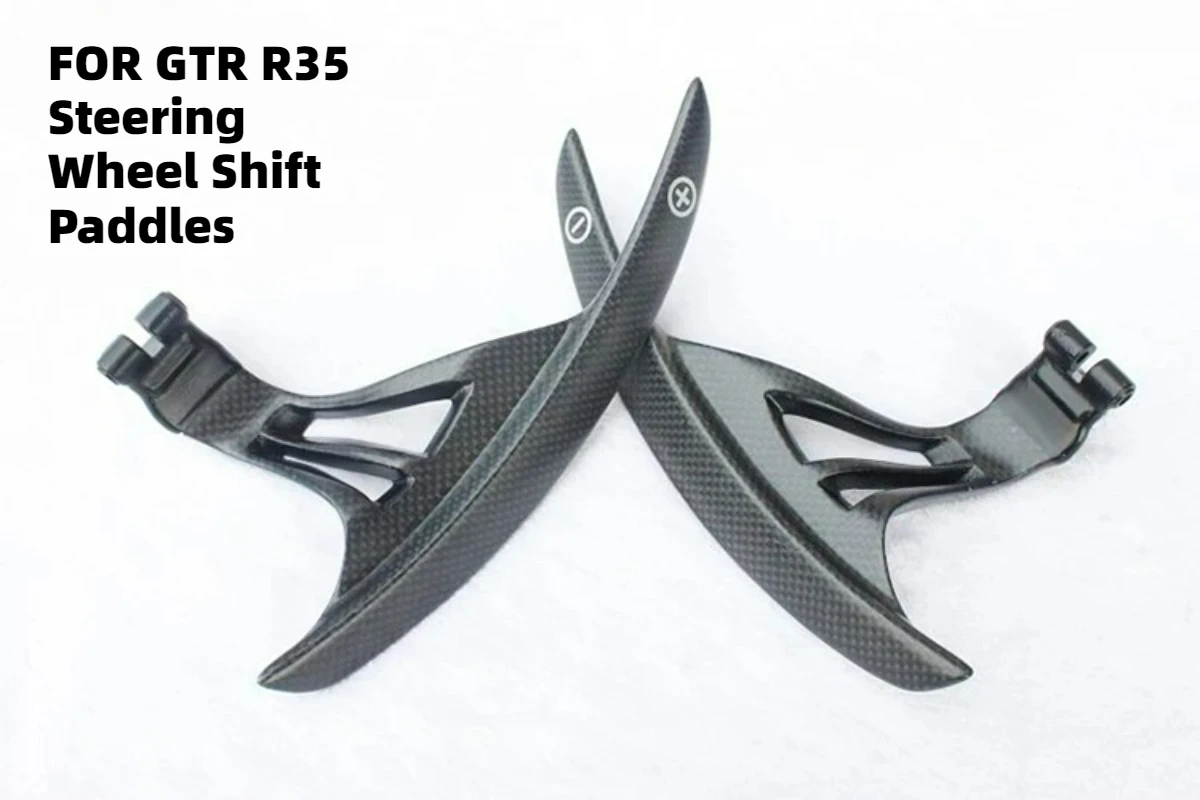 

FORNissan GTR R35 Hot Selling Steering Wheel Shift Paddles Carbon Fiber 2008-2019
