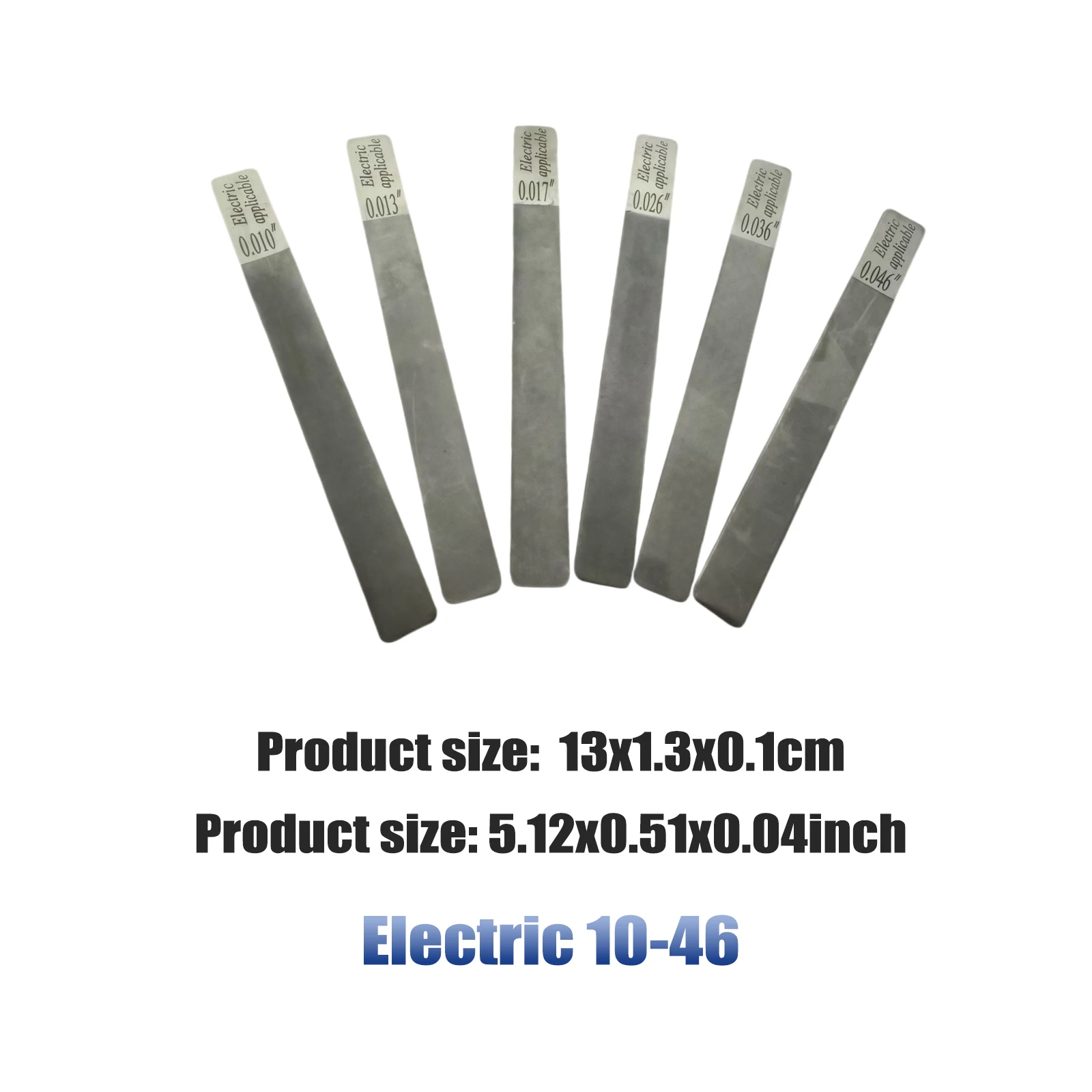 6Pcs Guitar Nut Fret File Slot Luthier Repair Tool Guitar Nut Frets Cleaning Tools for Electric Acoustic Guitars & Bass Care view 5