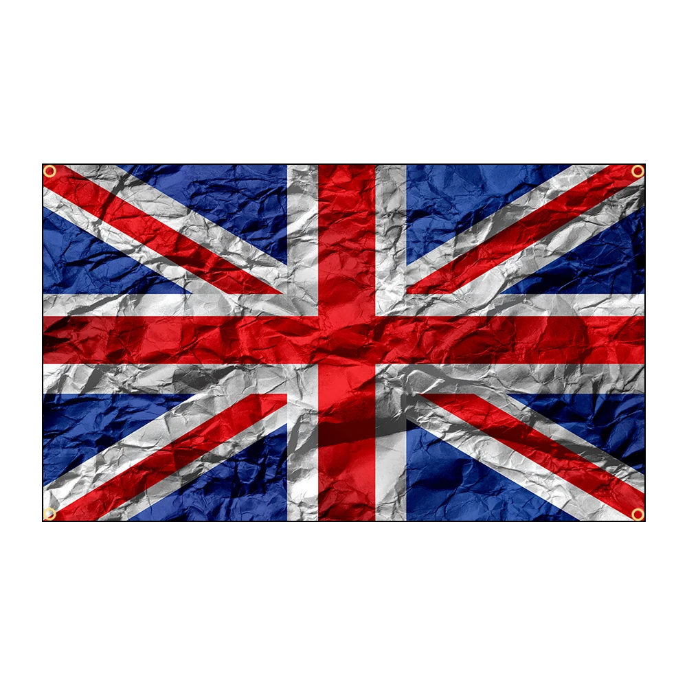 United Kingdom National UK Flags Polyester Digital Printing Banner for Bedroom Wall Art Out Door Tapestry Decoration