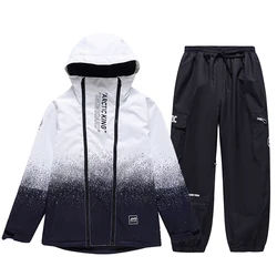 Ensemble de combinaison de ski pour hommes et femmes, vêtements de snowboard, imperméable, extérieur, costume de neige, veste ou pantalon, pull, hiver