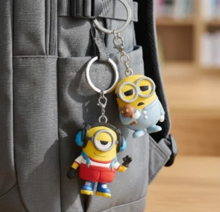 Nuevo Llavero Funko Pocket Pop 2026, Minions de Despicable Me en Pijama, Bob, Otto, Stuart, Kevin, Carl, Agnes, Figura de Vinilo, Regalo