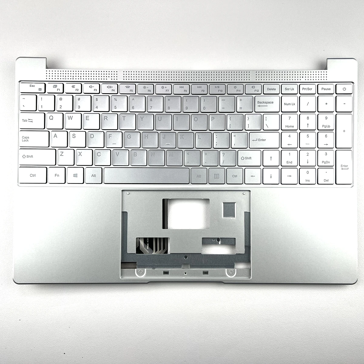 

US Backlit Laptop Keyboard MB3501022 PRIDE-K3993 Silver With Palmrest