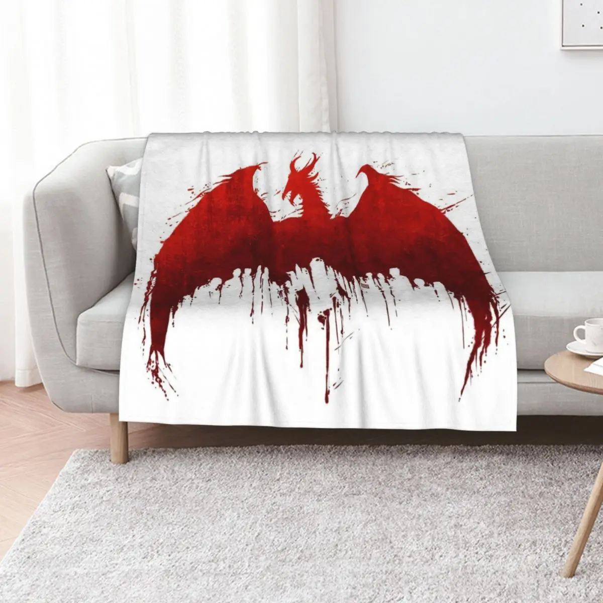 Dragon Age II Blood Dragon V1 Throw Blanket warm winter Summer Beddings Luxury Brand Luxury Fashion Sofas Hairys Blankets