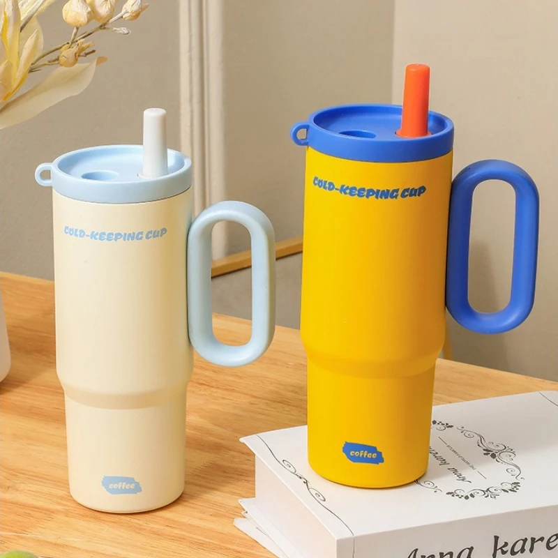 

Стакан из нержавеющей стали, термосы, изолированная кофейная чашка, большая емкость, дорожный термос, термобутылка для воды для чая