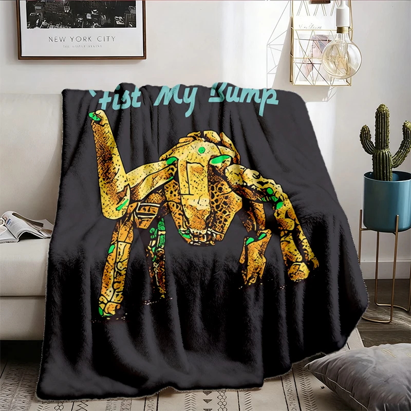 Fist my Bump Cozy Blanket, Funny Movie Rocky Alien Graphic Warm Blanket