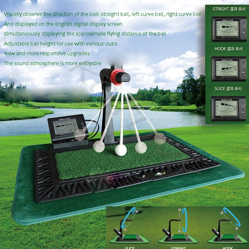 Indoor Suitable For Beginners Training Aids Golf Swing Exerciser Trainer with English Panel Digital Screen