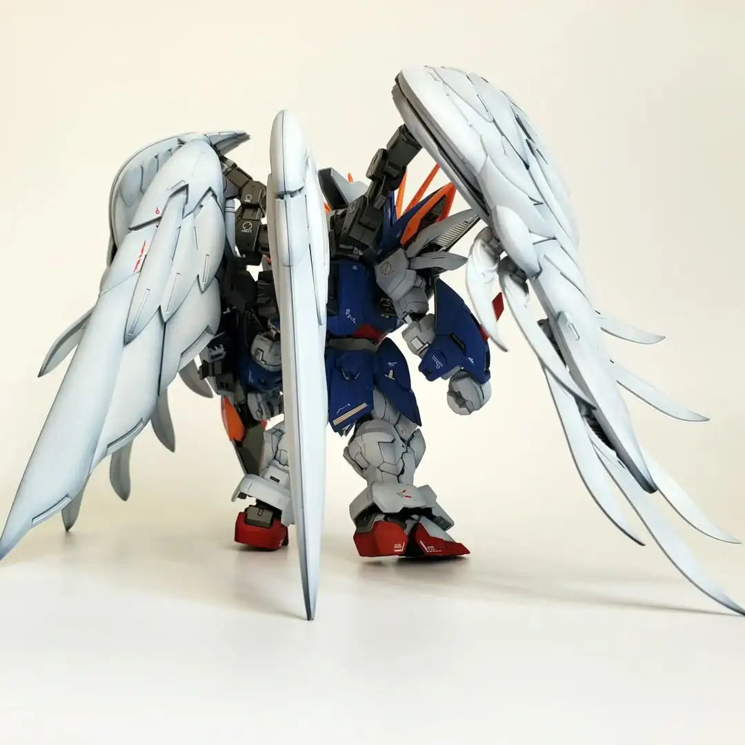 GAOGAO MGSD Wing Zero EW Kit de modelo de montagem XXXG-00W0 Robô com adesivos Figura de ação Kits de modelo de plástico Brinquedos presentes