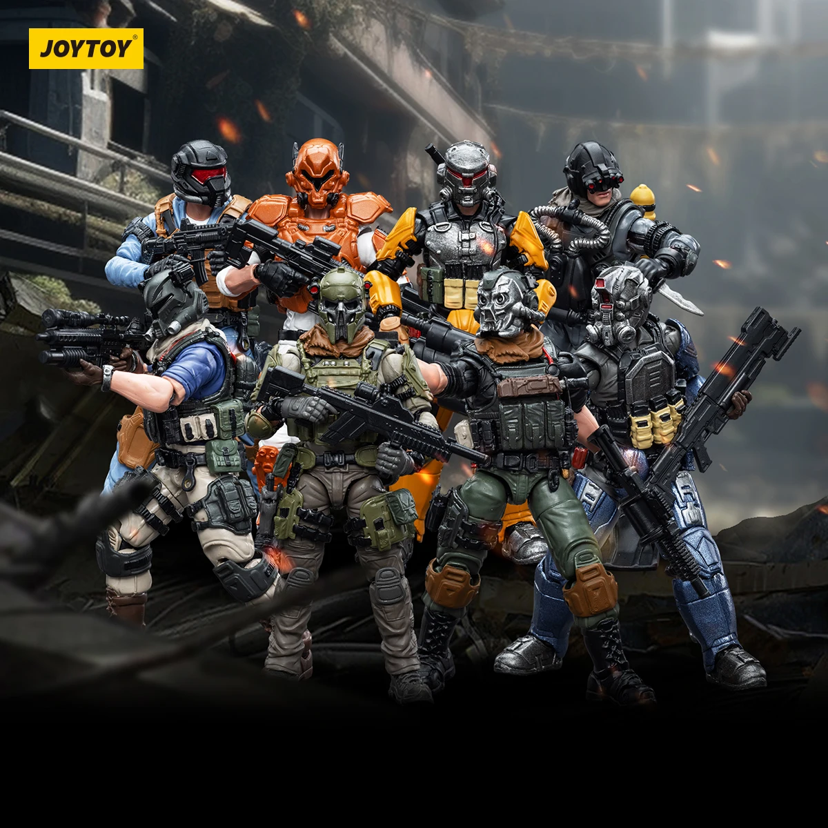 JOYTOY Hardcore Coldplay 1/18 Scale Army Builder Promotion Pack Action Figure Model Toys For Collection