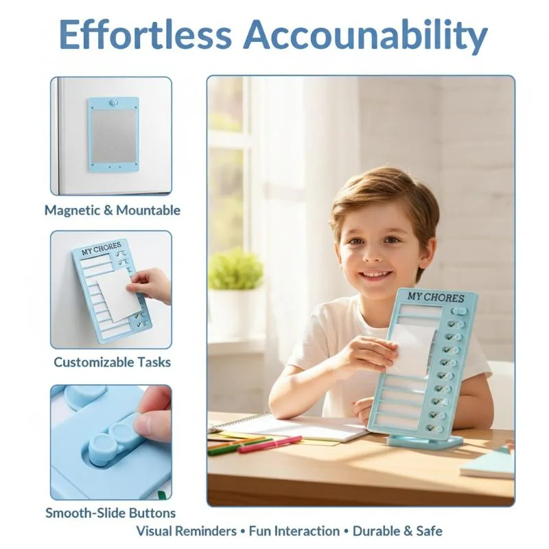 10 Blank Sheets Of Paper To Do List Memo Board Or 1Pc Sliding Chore Chart For Adults And Kids For Planning Reminders