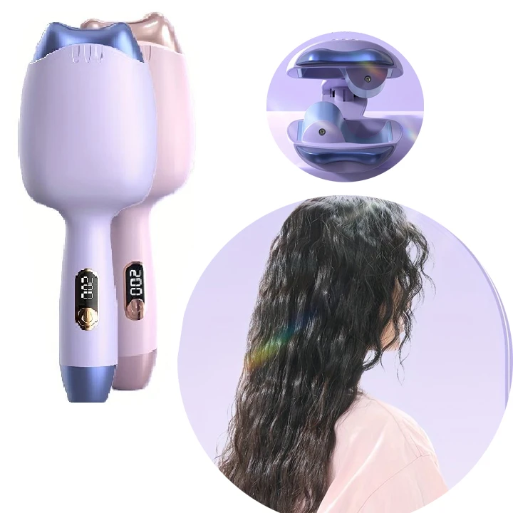 

New Design Curling Iron Portable Egg Hair Curlers Rollers 32mm Negative Iron Splint Wavy Hair Curler automatic hair curler