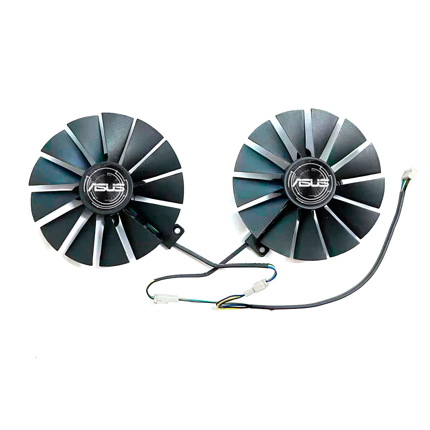 

2PCS T129215SM DC12V 0.25AMP Graphics / Video Card Cooler Fan FOR ASUS CERBERUS GTX1070TI A8G GDDR5 Graphics Card Cooling Fan