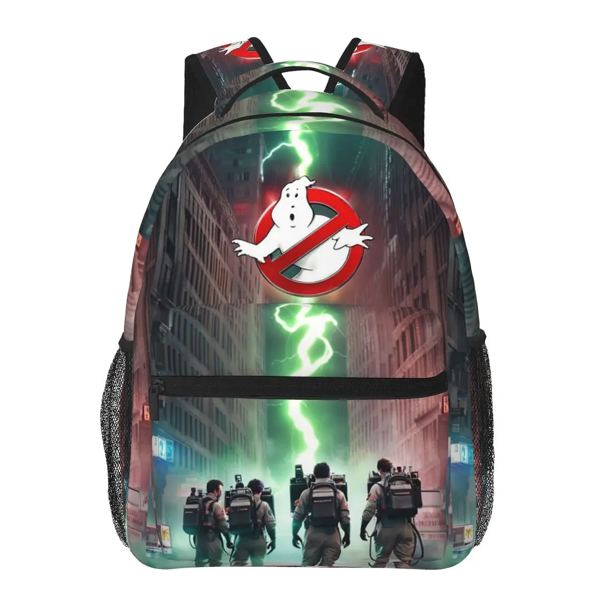 

The GhostBusters Logo Pattern Backpack Hot Sale Daypack Large Capacity Boys Girls BookBag School Bag Shoulder Bags for Men Women