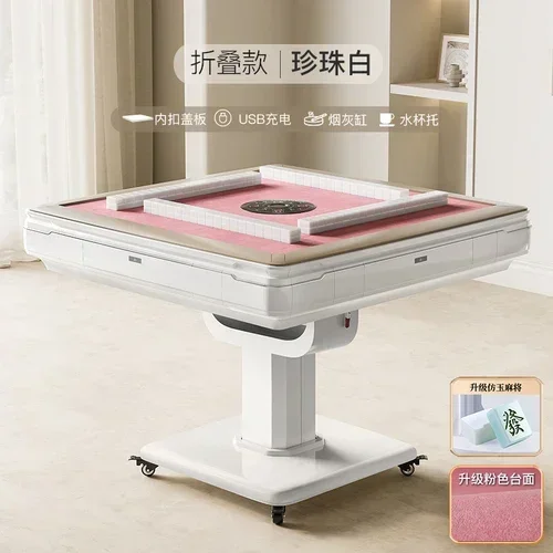 

Automatische Маджонг Машина Huishoudelijke Opvouwbareשה vita Eettafel Voor Tweeërlei Gebruik Mahjong Tafel Vier-Poort
