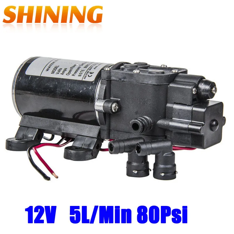 12v-self-priming-mini-diaphragm-electrical-pump-car-washing-srayer-pump-car-boat-caravan-motor-home-rv-diaphragm-pump-80psi