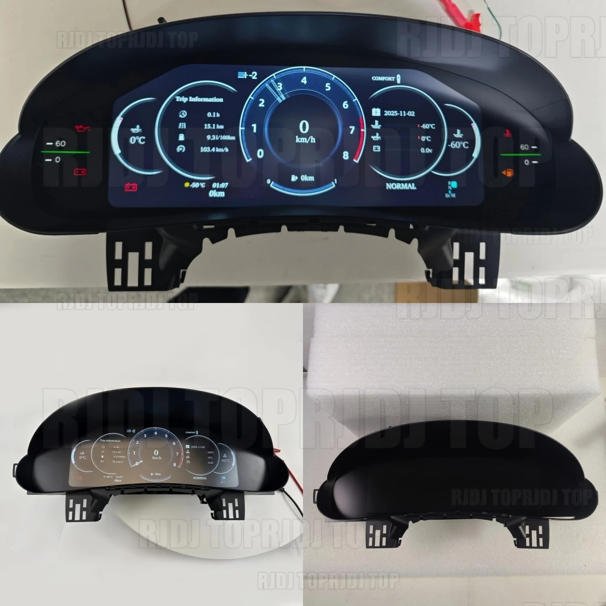 12.3’ Digital Instrument Cluster For Porsche Cayenne 2005-2009 Speedometer Dashboard Gauge HD screen Cockpit Virtual Instrument