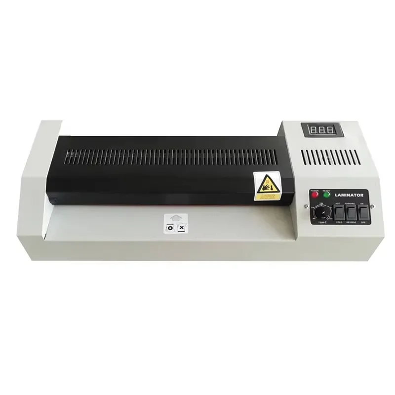 320B CE Certification A3 Office Pouch Laminator(25mm Big Roller+Thermometer+Big Motor Without Hand Wheel)