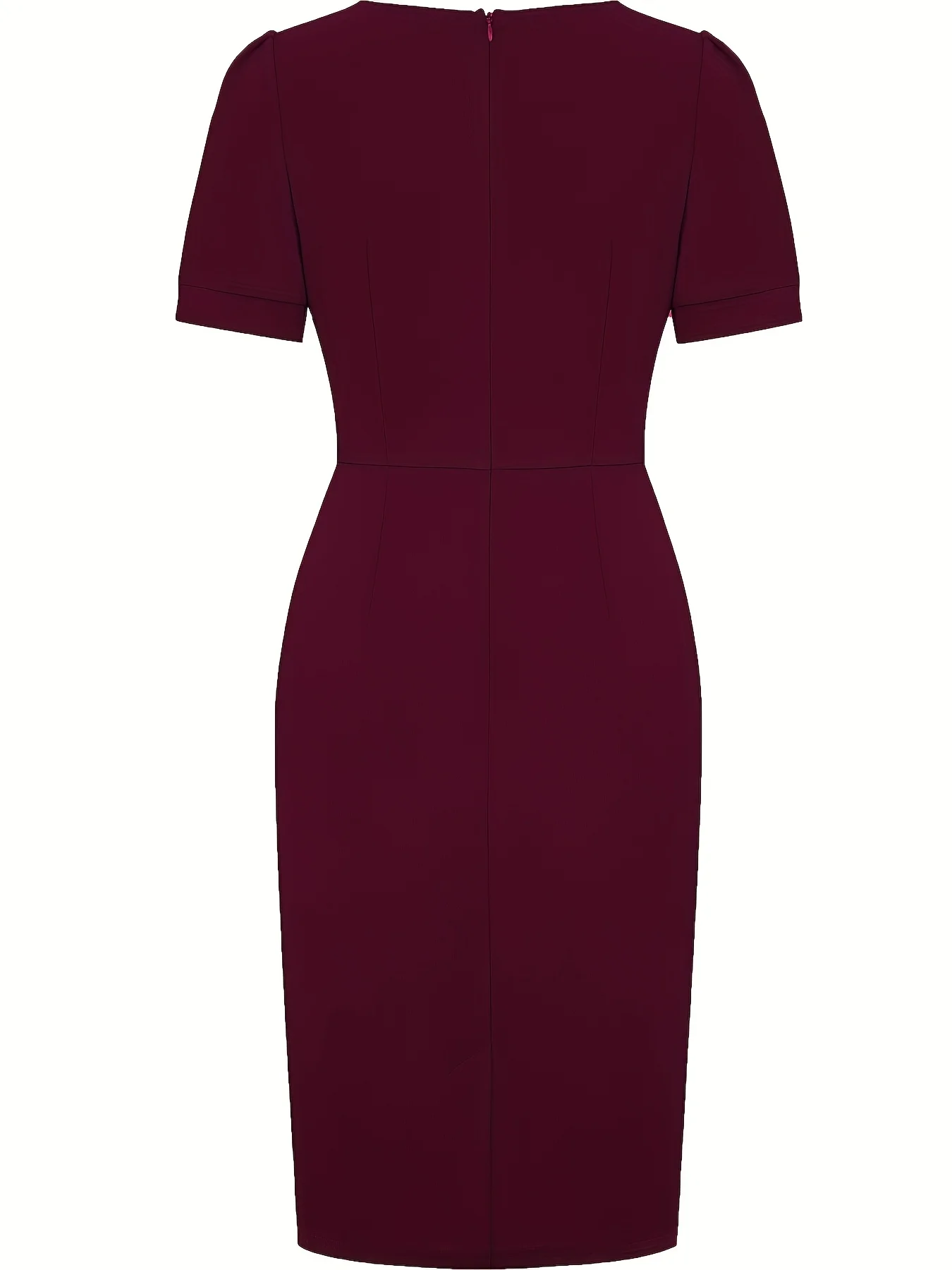 Damenkleid mit Puffärmeln, V-A – Summer Clothing Work Bewertung und Preis