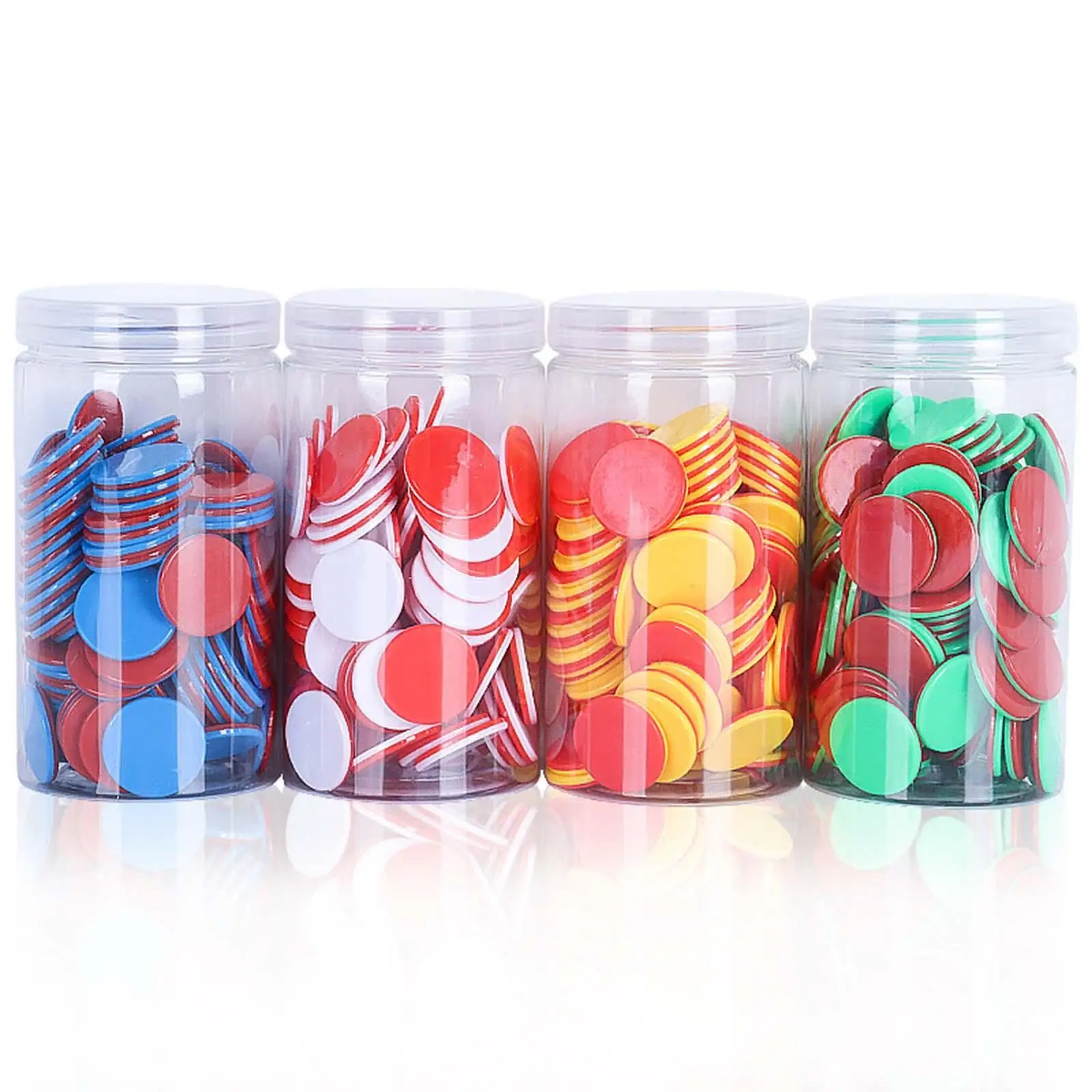 

100x Two Color Counters Teaching Aids Math Manipulatives Learning Counters Discs