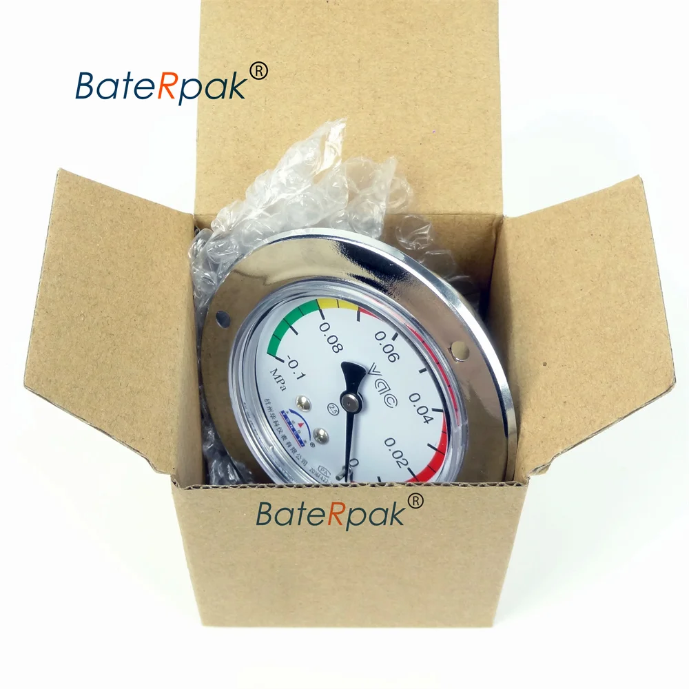 Y61B Vacuum Sealer -0.1-0Mpa Negative Pressure Gauge,BateRpak Vacuum machine barometer