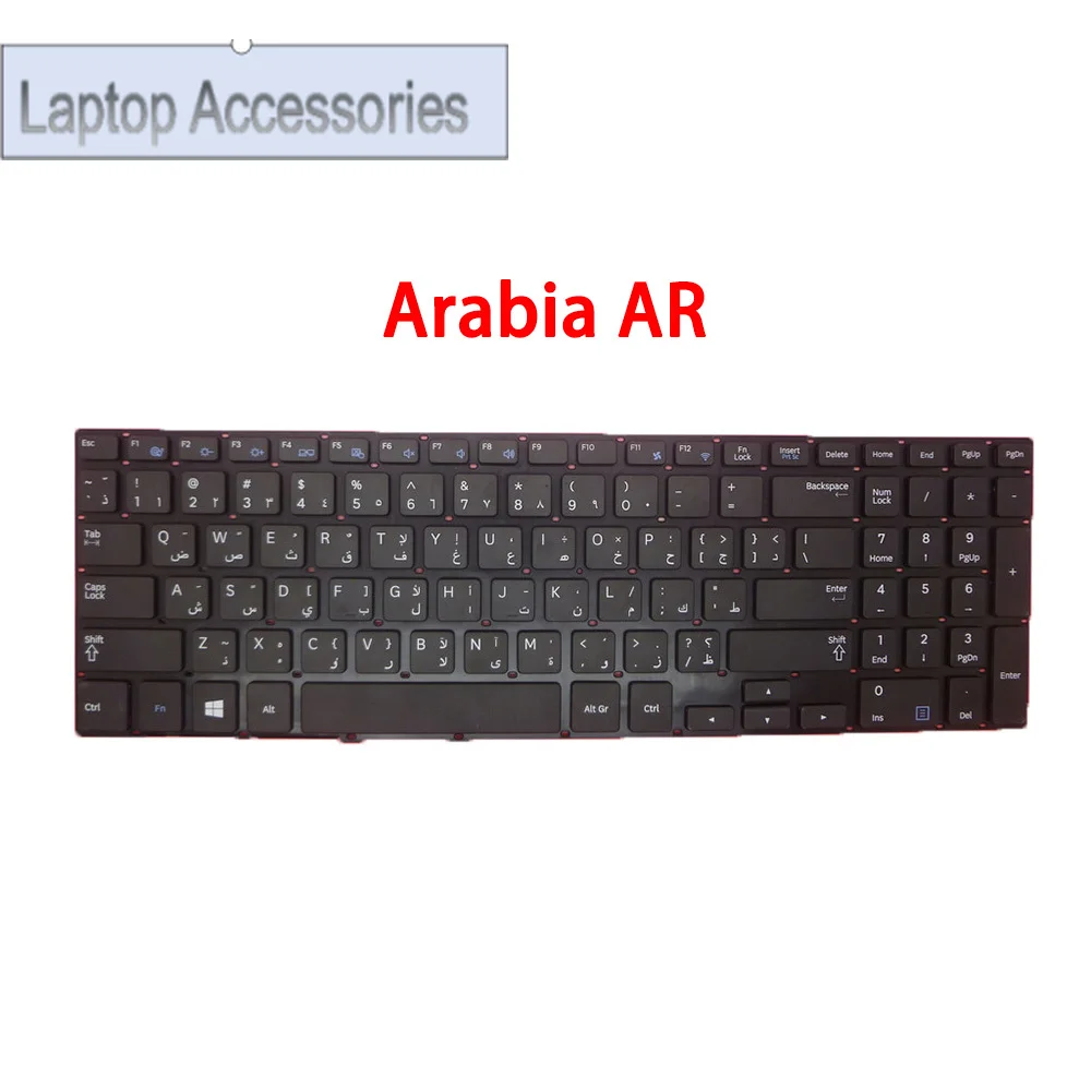 F Laptop Keyboard For Samsung 370R5E 370R5C 470R5V 450R5U 270R5E 510R5E Arabia France ARFR AR FR Bulgaria BG CN Italy IT Turkey