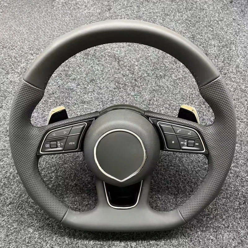 For Audi A3 A4 Q5 Q7 All Series New Old Modified Steering Wheel No Decoding Required With Steering Wheel Horn Cover