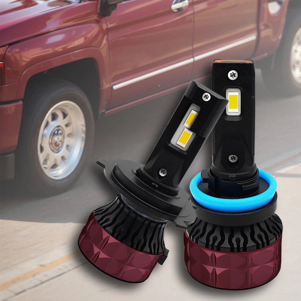 

2Pcs Auto LED Lamp Fog Bulb 200W 20000LM H11 Car LED Headlight IP68 Waterproof LED Headlamp DC 9-16V Fog Lamps 6000K
