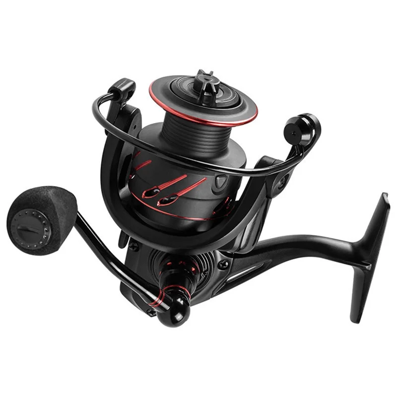 Carrete giratorio GS3000 5,0: 1, carrete de pesca de agua dulce y salada, rueda de pescado con espacio Forno