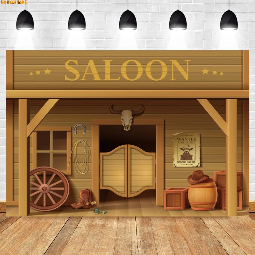 

Barn Farm Birthday Backdrop Western Cowboy Photography Background Wood House Door Party Decor Backdrop Photo Studio Props