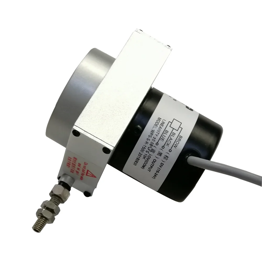 Analog 4 20mA Output 600mm Range Wire Cable Drawing String Potentiometer Linear Position Sensor