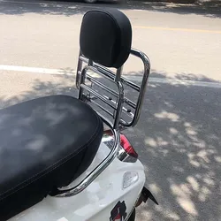 Folding shelves For VESPA GTS 300 GTV 300 Backrest Rear Back Pad Luggage Rack Motorcycle Accessories