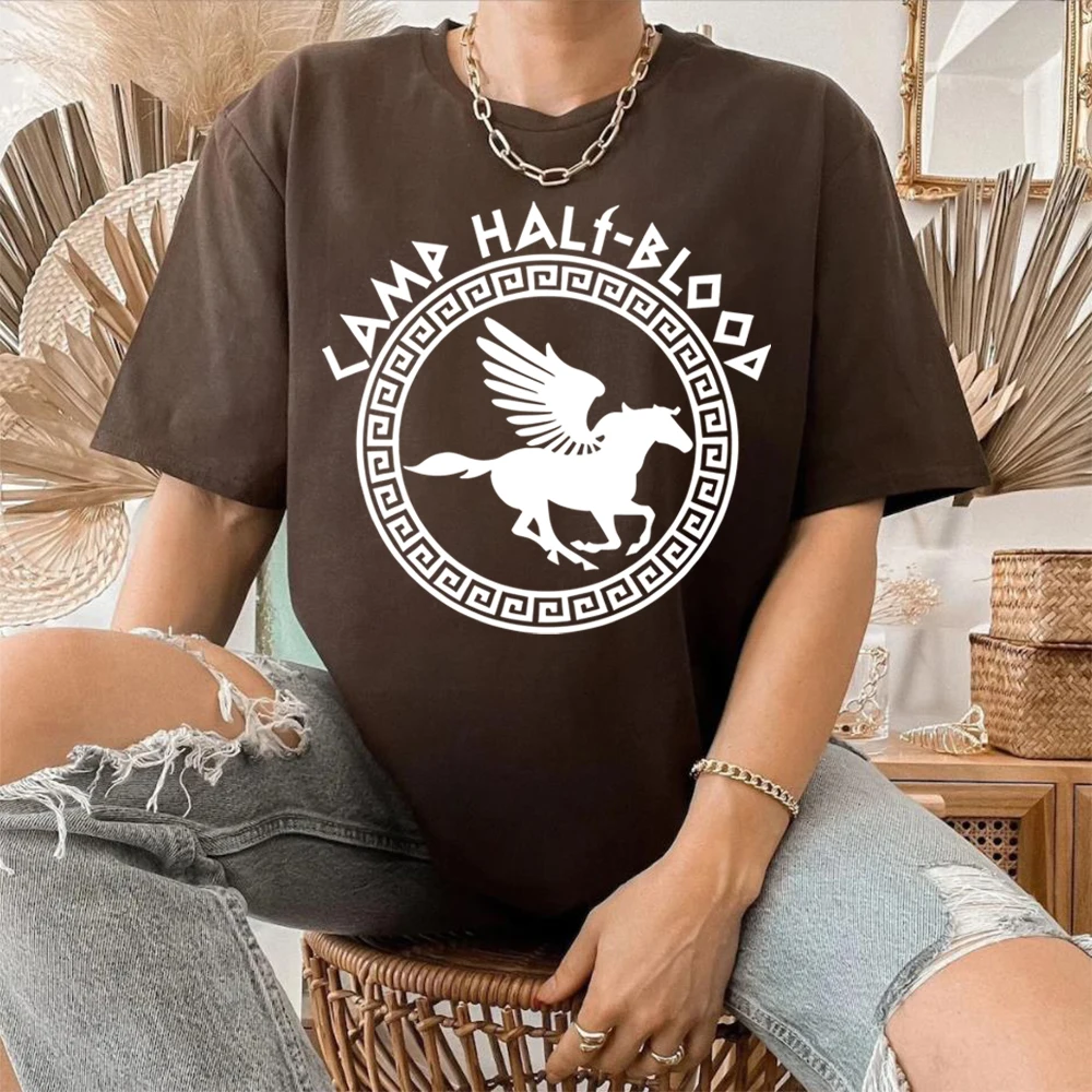 2026 Camp Half Blood T-Shirts Herbst-Trainingscamp-Spielshirt Halloween Magisches Geschenk Percy Jackson Merch Unisex Harajuku Tee Tops – Detail 9