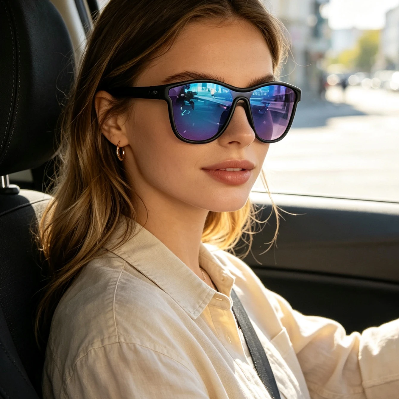 Unisex Trendy Oversized Shield UV400 Sunglasses, 8 Color Options Eyewear for Driving, Travel & Casual Wear