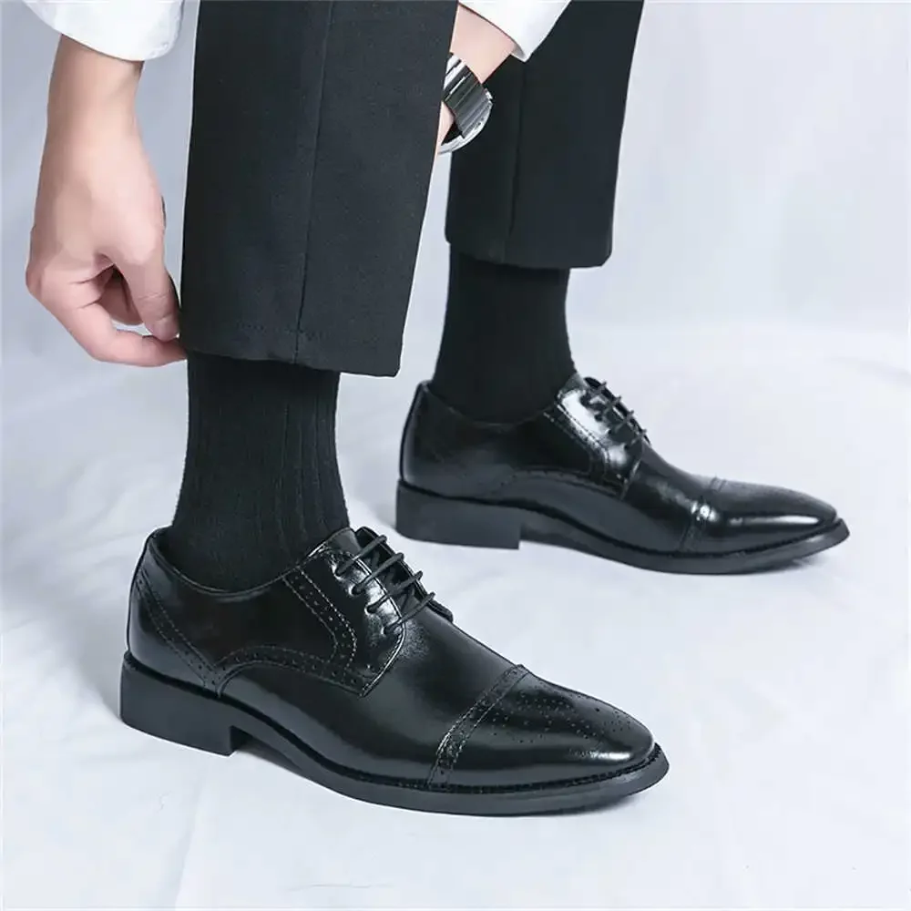 Heeled Elegant Men's Shoes Elegant Heels Men's Shoes Size 43 Wedding Evening Dresses Sneakers Sport Athletics Teniz Tenks