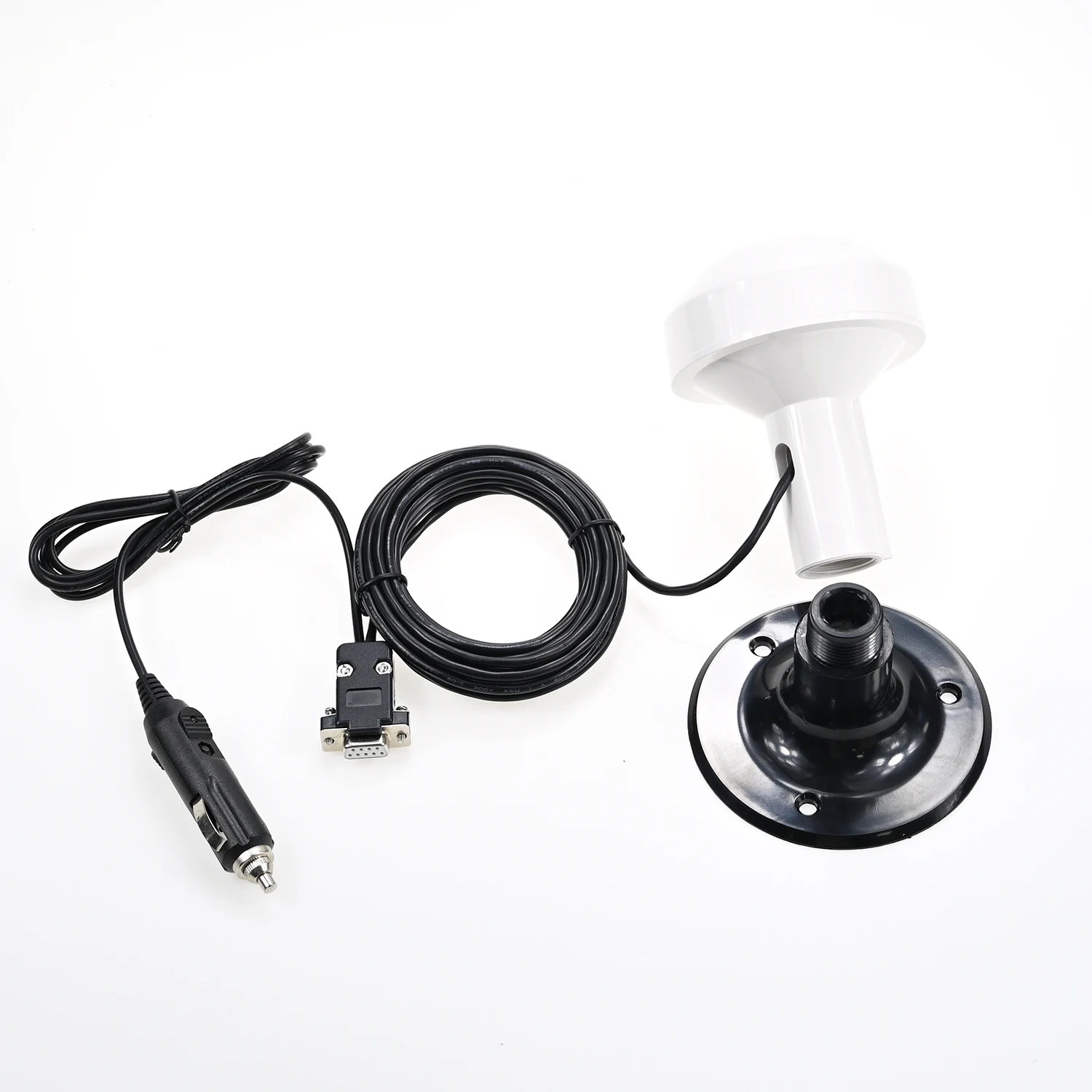 QUESCAN RS-232 NMEA 0183 GPS GLONASS Receiver with Cigarette Lighter Plug 12V 24V Serial GPS Receiver for Uniden GPS NMEA0183