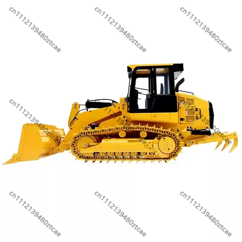 1:14 Professional Simulation Hydraulic Tracked‑Loader RC Model, Remote‑Control Crawler‑Bucket Construction Digger Hobby Vehicle