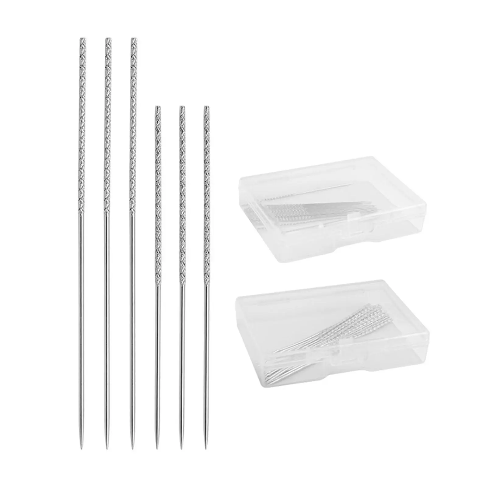 20x Snag Repair Needle Sewing Needle Compact Convenient Use Sewing Supplies for Travel Coats Handicrafts Cloth Dresses