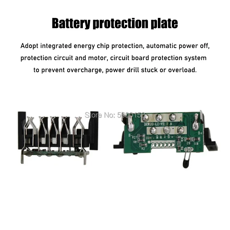 Wkrętarka elektryczna z akumulatorem litowym 21 V, dedykowana akumulatorem litowym o dużej pojemności, akcesoria do wiertarki ręcznej