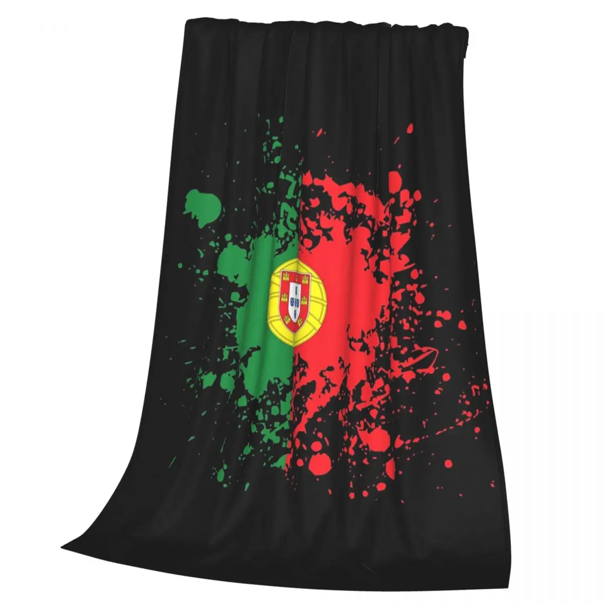 Flag Of Portugal Blanket Soft Warm Flannel Throw Blanket Cover for Bed Living room Picnic Travel Home Sofa