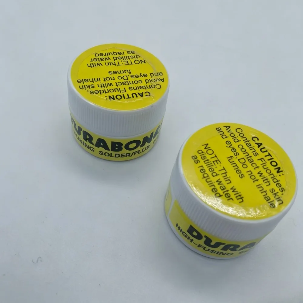 DURABOND DURAFLUX Dental Solder Paste Flux Wire Kit High Fusing for Dental Restoration Professional Lab Use