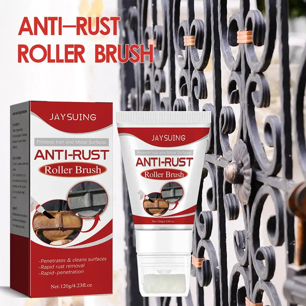 120g Anti-Rust Primer Roller Brush Rusted Parts Conversion Rust Iron Corrosion Anti Remover Protection Cleaner Derusting O4W3