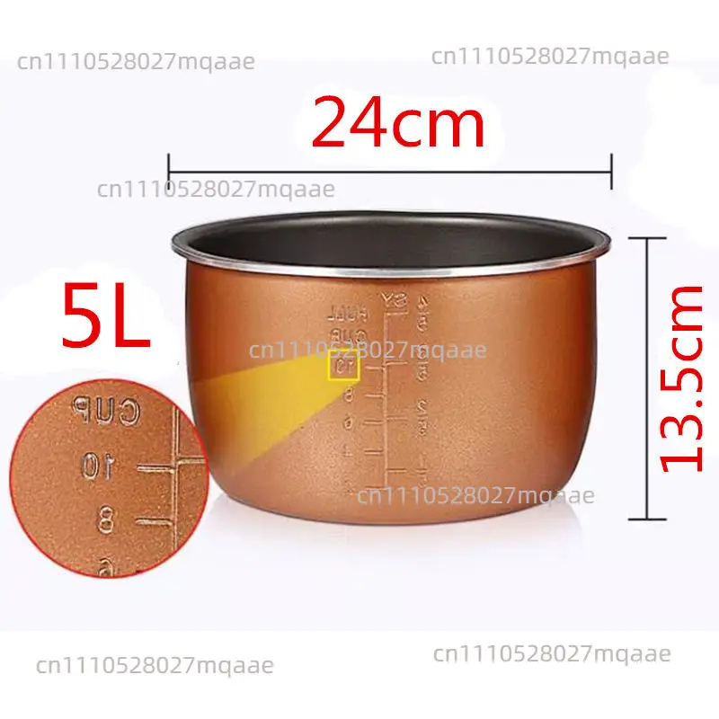 5L Electric Pressure Cooker Liner Multicooker Bowl Liter Non-stick Pan Double SprayThickening