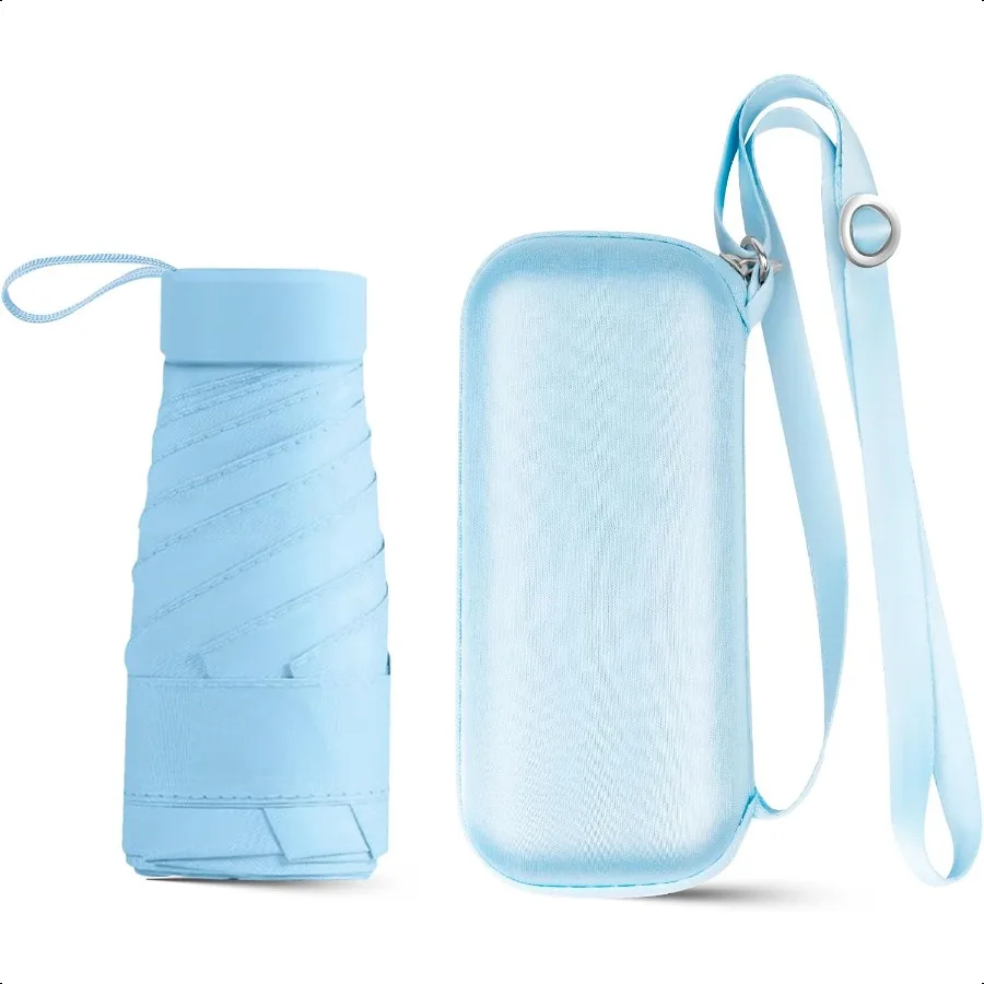 

Компактный дорожный зонт, мини-зонт для сумочки, небольшой легкий крошечный дизайн, идеально подходящий для зонтов, уличные зонтики от солнца и дождя