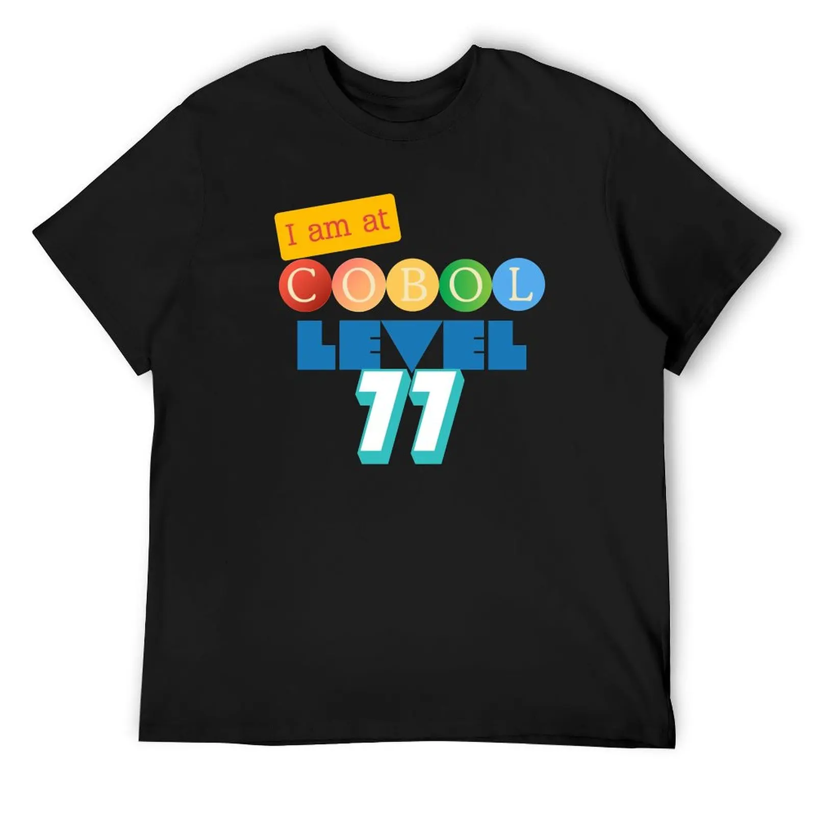 Cobol Programming Level 77 T-Shirt vintage oversizeds essential t shirt mens graphic t-shirts hip hop