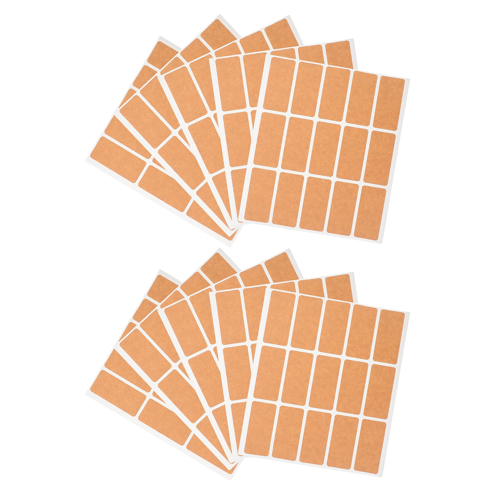 

150 Pcs Kraft Paper Labels 7 5x3 5cm Removable Stickers for Containers Storage Tote Name Tags Home ganization Gift Ideas