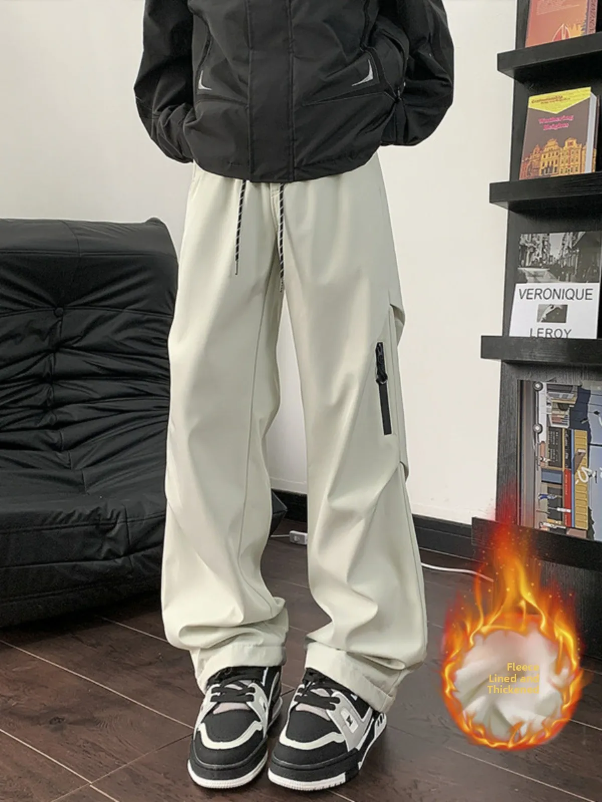 

Мужские утепленные флисовые брюки для активного отдыха в американском стиле, всепогодные, для осени и зимы, повседневные, для походов