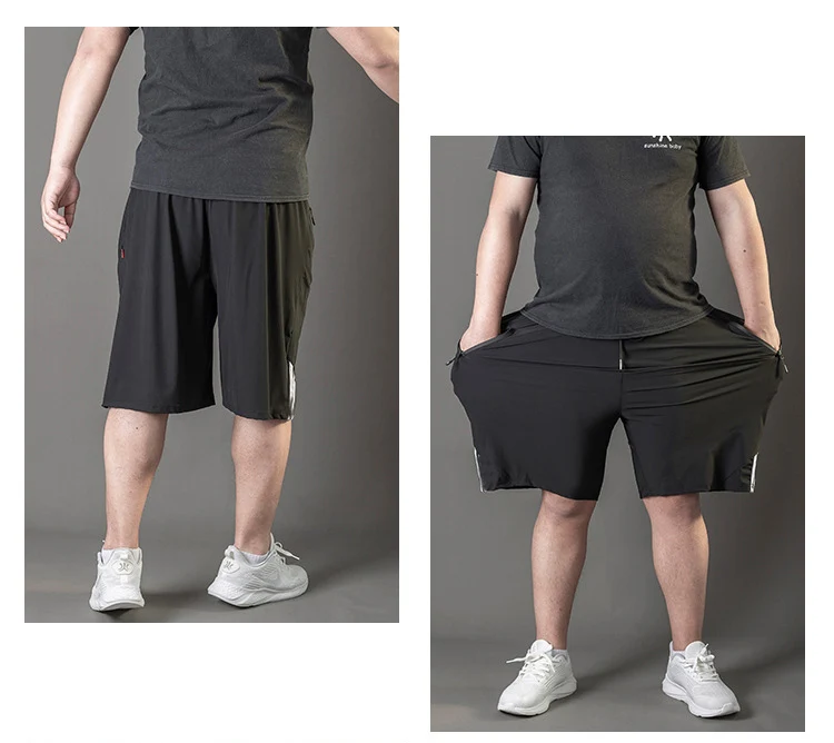 Mens Clothing Summer Large Size Shorts Quick Dry Breathable Breeches Bermuda Male Plus Size 14xl 15xl Men Summer Shorts 210KG